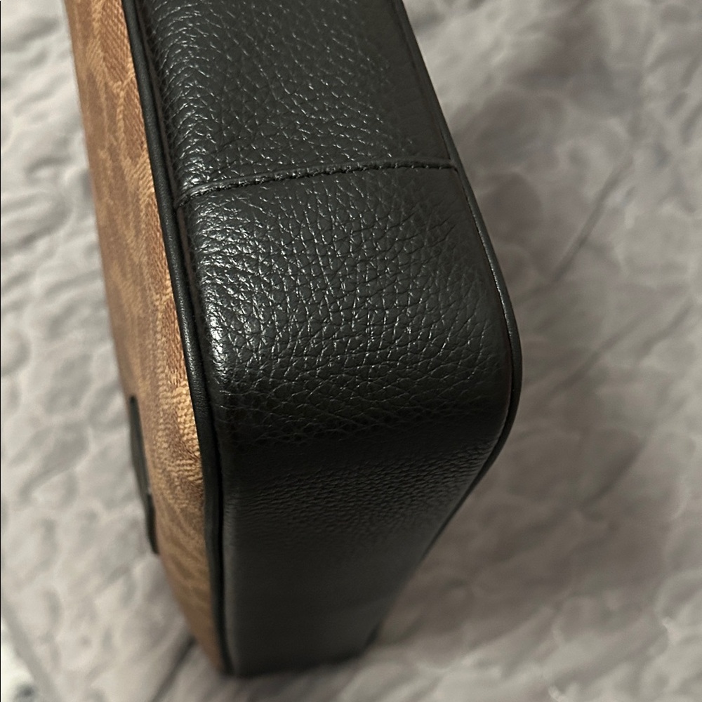 Coach Signature Canvas and Black Leather Crossbody - Picture 6 of 7